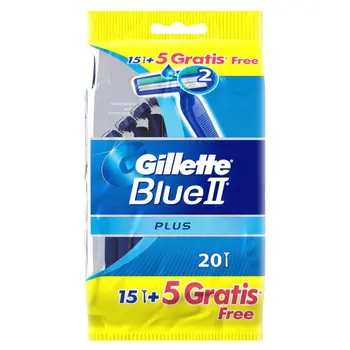 Gillette Blue 2 Plus Men's Razors 20Pieces
