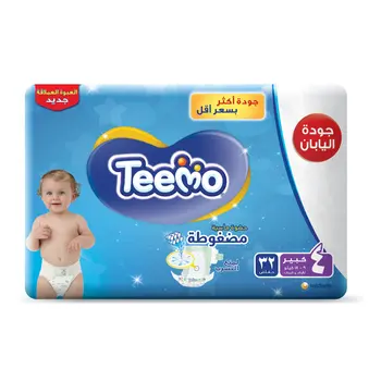 Teemo Large Jumbo Diapers 32 Pieces