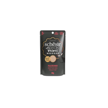 Schesir Dark Velvet Chicken & Beef Mousse for Cats 80g