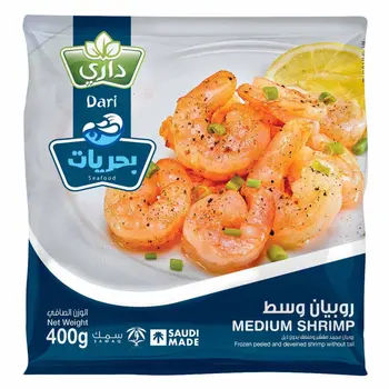 Dari Medium Frozen Peeled Shrimps 400g
