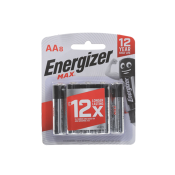 Energizer MAX Alkaline AA Batteries 8 Pieces