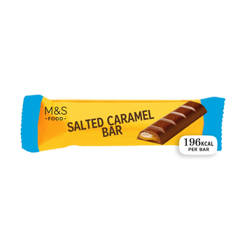 M&S Food Salted Caramel Bar 215g
