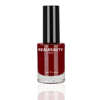 Real Beauty Dark Red Nail Polish 12ml
