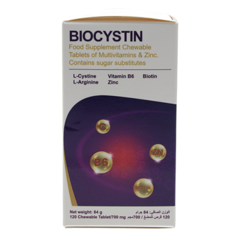 Biocystin Multi Vitamin Hair & Nail Health 120Tablets
