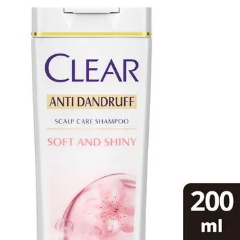 Clear 2In1 Shampoo & Conditioner For Women, Soft & Shiny, 200Ml