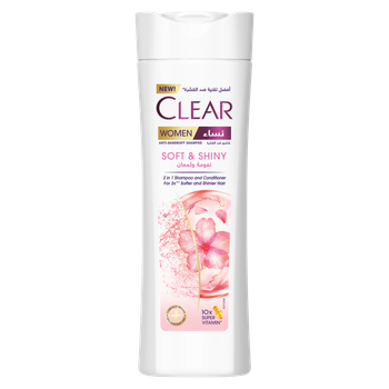 Clear Shampoo, Soft & Shiny, For Women, 400 Ml