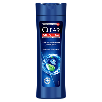 Clear Anti-Dandruff Shampoo, Cool Sport Menthol, 400Ml