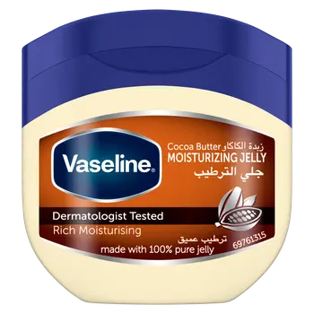 Vaseline 100% Pure Petroleum Jelly Healing, Cocoa Butter, 100Ml