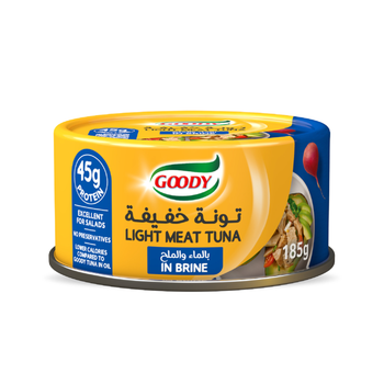 Goody Light Tuna in Brine 185g