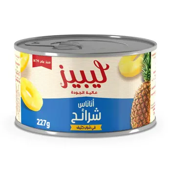 ليبيز أناناس شرائح في شراب كثيف 227جرام