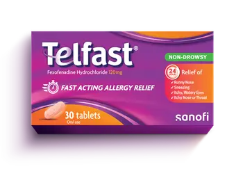 Telfast 120Mg 30Tablets