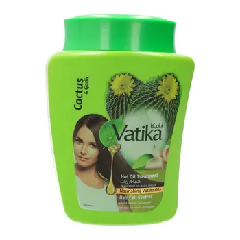 Vatika Naturals Hammam Zaith Hot Oil Treatment Natural Extracts Of Coconut Garlic & Cactus For Hair Fall Control 1Kg