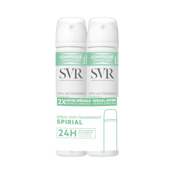 SVR Spirial Anti-Transpirant Spray 2x75ml