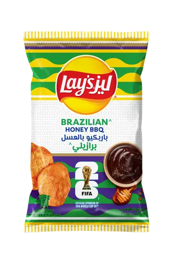 ليز رقائق بطاطس باربكيو العسل البرازيلي 155جرام
