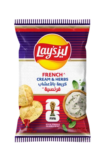 Lay’s French Cream & Herbs Potato Chips 155g