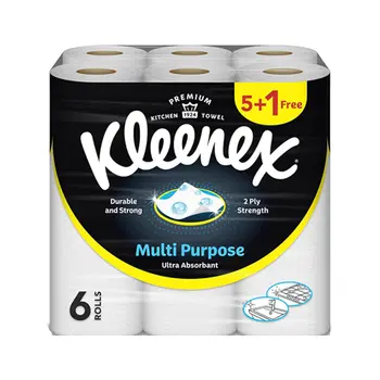 Kleenex Viva Ultra-Absorbent Kitchen Towel 6 Rolls