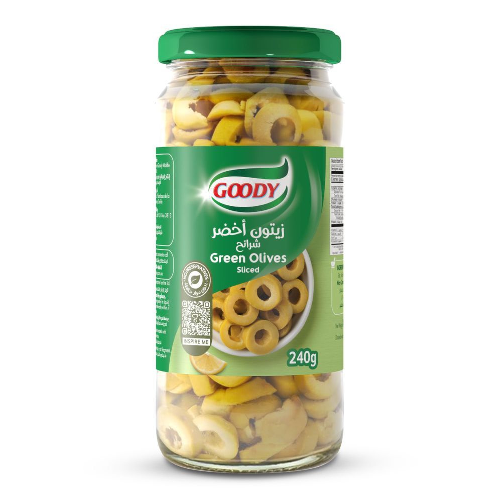 قودي شرائح زيتون أخضر 240 جرام