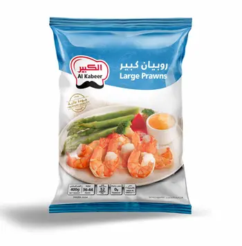 Al Kabeer Frozen Large Prawns 400g