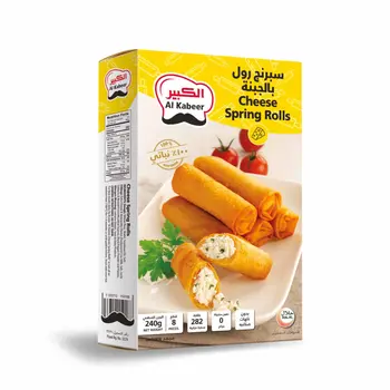 Al Kabeer Cheese Spring Rolls 240g