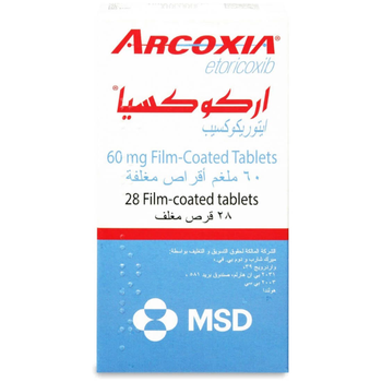 Arcoxia 60Mg Tablets – 28Pieces