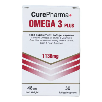 Cure Pharma Omega 3 Plus Soft Gel Capsules