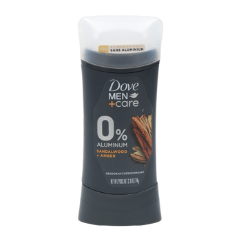 Dove Men Care Deodorant Stick Zero Aluminum Sandalwood 74g