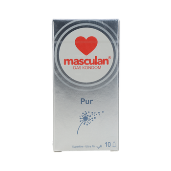 Masculan Pur Ultra-Fin Superfine Condoms 10 Pieces