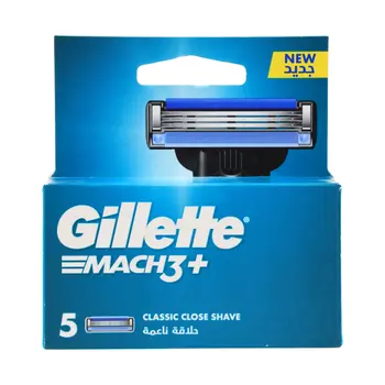 Gillette Mach3+ Blades 5 Pieces