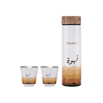 Gokamp - Thermos With 2 Cups - 460Ml