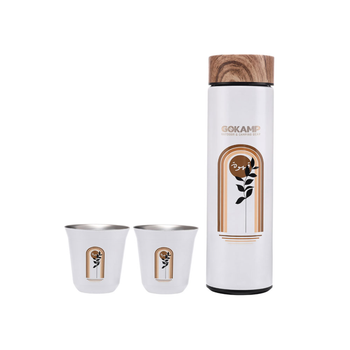 Gokamp - Thermos With 2 Cups - 460Ml