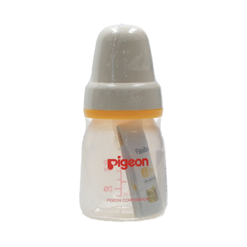 Pigeon Slim Neck Plastic Feeding Bottle White 50Ml