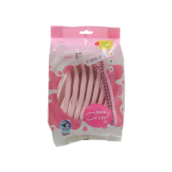 Orca Diva 3 Eco Pink Razor 14 Pcs