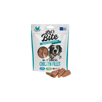 Brit Let's Bite Chicken Dog Treats 80g
