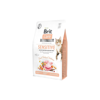 Brit Care Sensitive Cat Food Turkey & Salmon 2kg