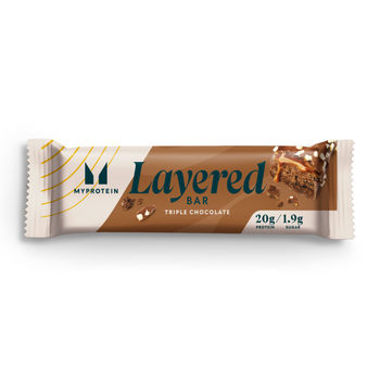 Myprotein Retail Layered Bar Triple Chocolate Fudge New 60g