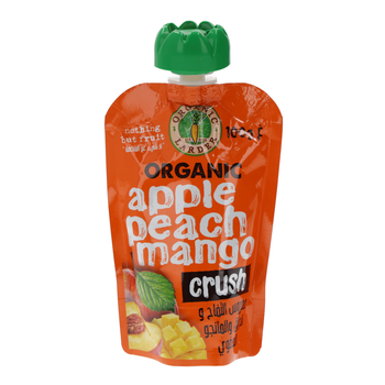 Organic Larder Apple Peach Mango Crush 100g