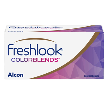 FreshLook ColorBlends Colored Contact Lenses Natural Brown Monthly 1Piece
