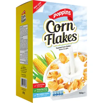 Poppins Toasted Corn Flakes 750g