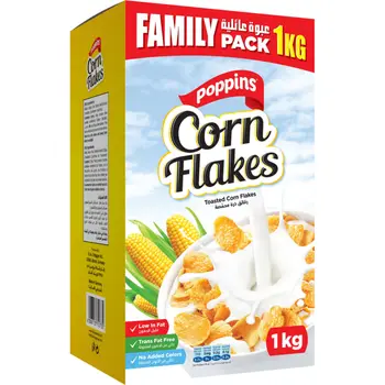 Poppins Toasted Corn Flakes 1kg