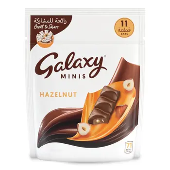 Galaxy Minis Hazelnut Chocolate 137.5g