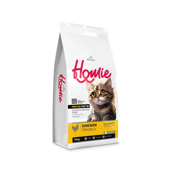 Homie Super Premium Low Grain Kitten Food 12kg