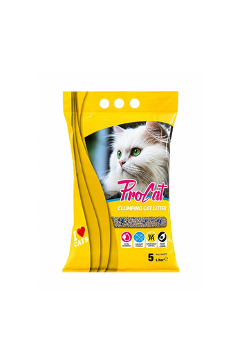 Procat Lemon Scented Clumping Cat Litter 5L