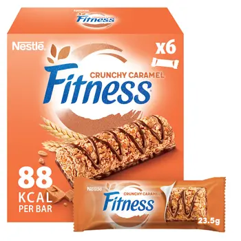 Nestle Fitness Caramel Oats Bar 6x23.5g