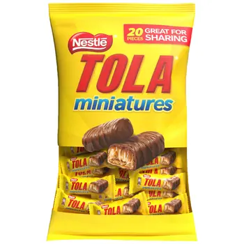 Nestle Tola Chocolate Caramel Wafer Miniatures 20x8g
