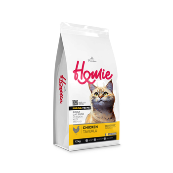 Homie Super Premium Low Grain Adult Cat Food with Chicken 12kg