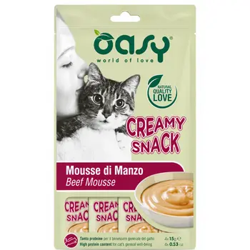 Oasy Cats Wet Treats Tuna Mousse 4X15g