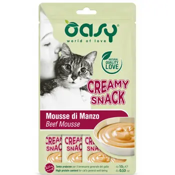 Oasy Cats Wet Treats Chicken Mousse 4x15g