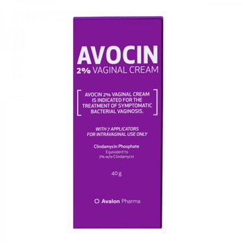 Avalon Avocin 2% Clindamycin Cream 40g