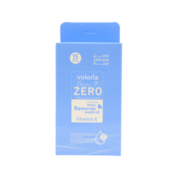 Voloria Vitamin E Makeup Remover Wipes 15 Pieces