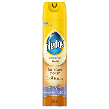Pledge Furniture Polish and Cleaner Spray with Lavender Scent 300ml